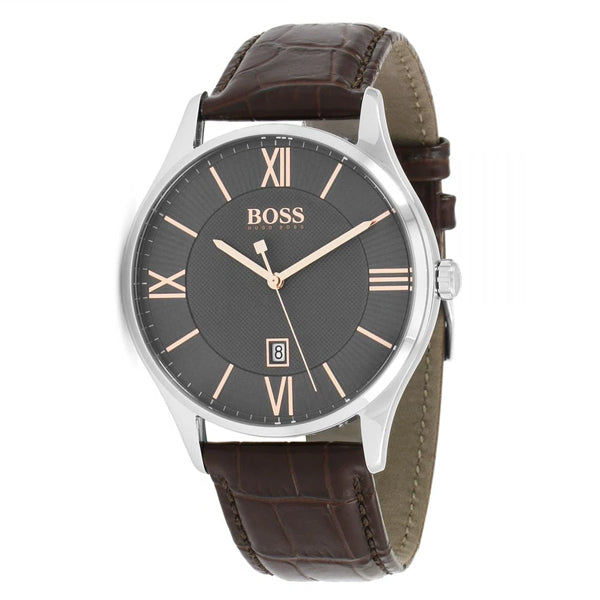 Hugo Boss Governor Grey Dial Men's Watch  1513484 - Watches of America
