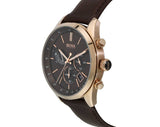 Hugo Boss Mens Chronograph Quartz Leather Strap Watch HB1513605 - Watches of America #2