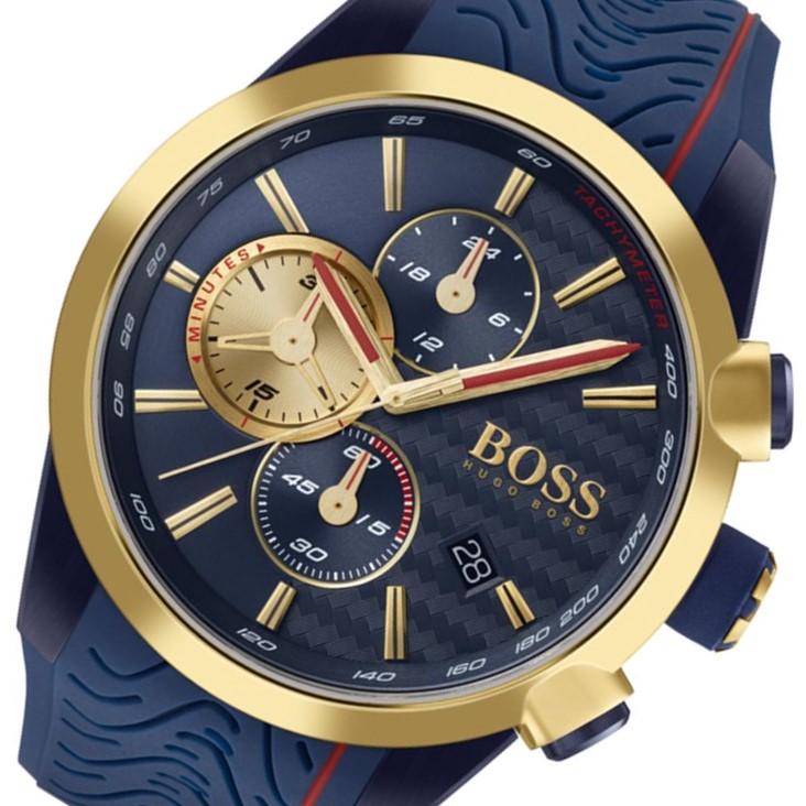 Hugo Boss Contemporary Sport Blue Silicone Men's Watch 1513706 - Watches of America #3