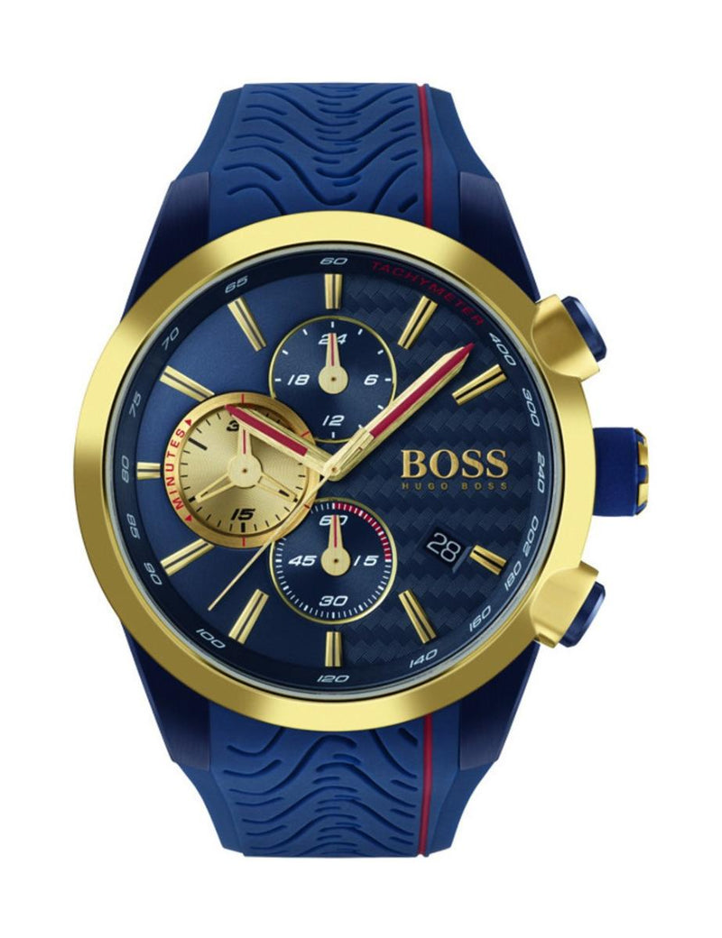 Hugo Boss Contemporary Sport Blue Silicone Men's Watch  1513706 - Watches of America