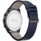 Hugo Boss Pioneer Blue Leather Strap Men's Watch 1513711 - Watches of America #2
