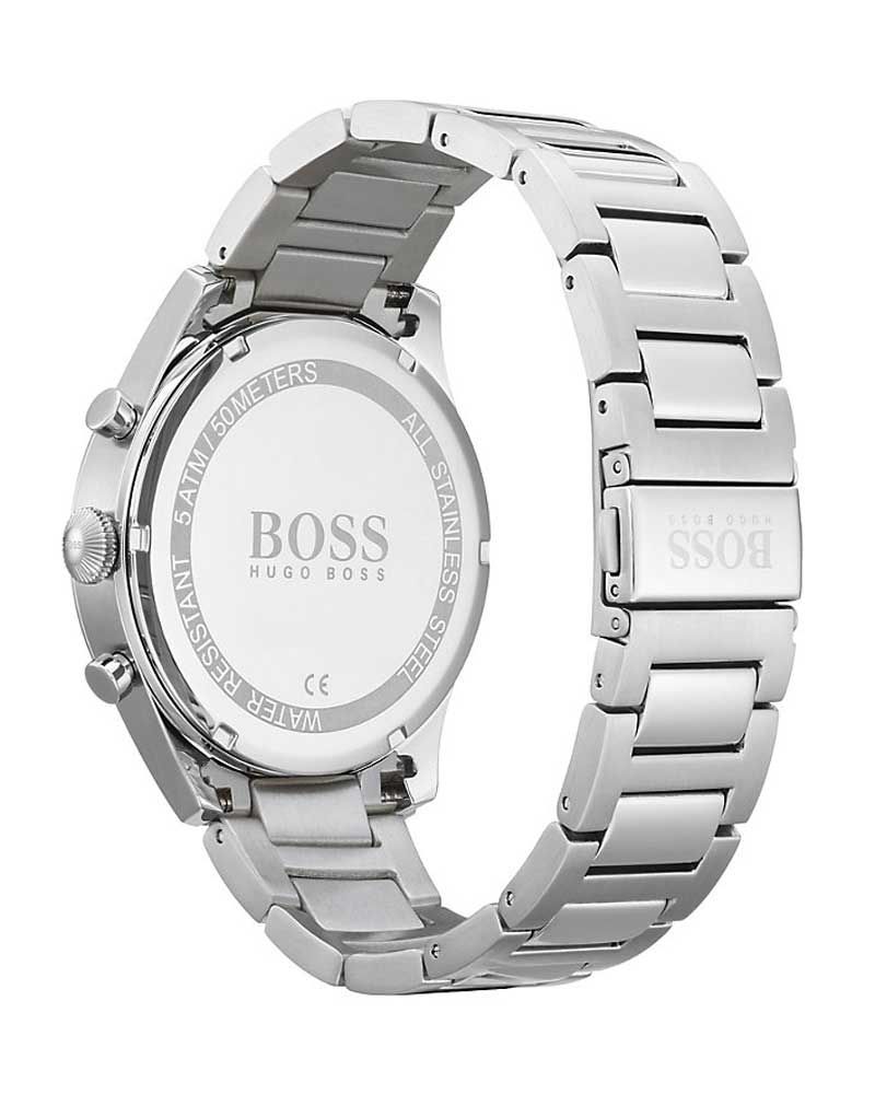 Hugo Boss Pioneer Silver Stainless Steel Men's Watch 1513712 - Watches of America #2