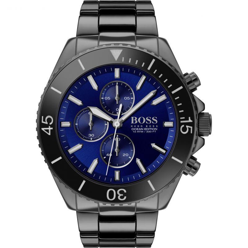 Hugo Boss Ocean Edition Blue Dial Men's Watch #1513743 - Watches of America