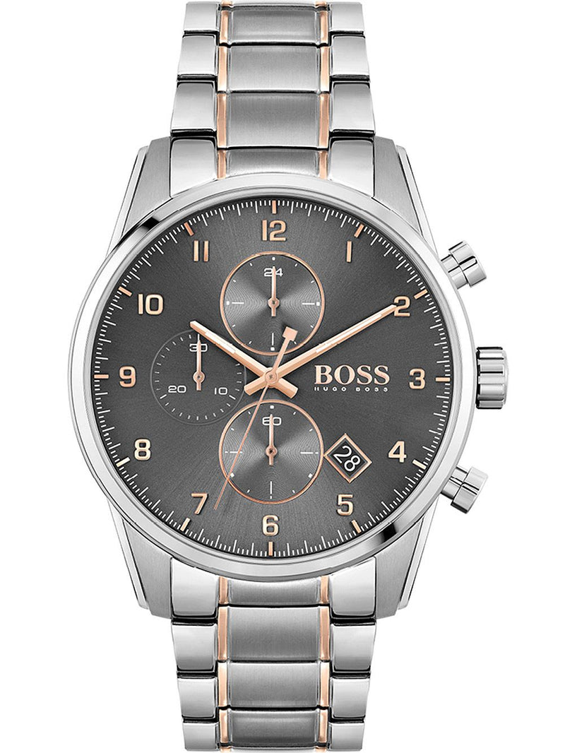 Hugo Boss Skymaster Two Tone Chronograph Men's Watch  1513789 - Watches of America