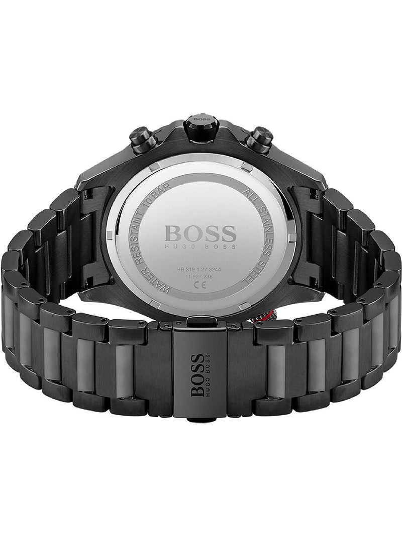 Hugo Boss Globetrotter Black Chronograph Men's Watch 1513825 - Watches of America #3
