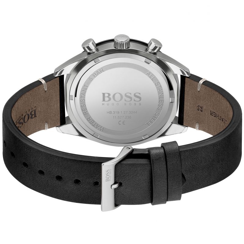 Hugo Boss Santiago Chrono Leather Men's Watch 1513864 - Watches of America #3