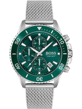 Hugo Boss Admiral Green Dial Men's Watch  1513905 - Watches of America