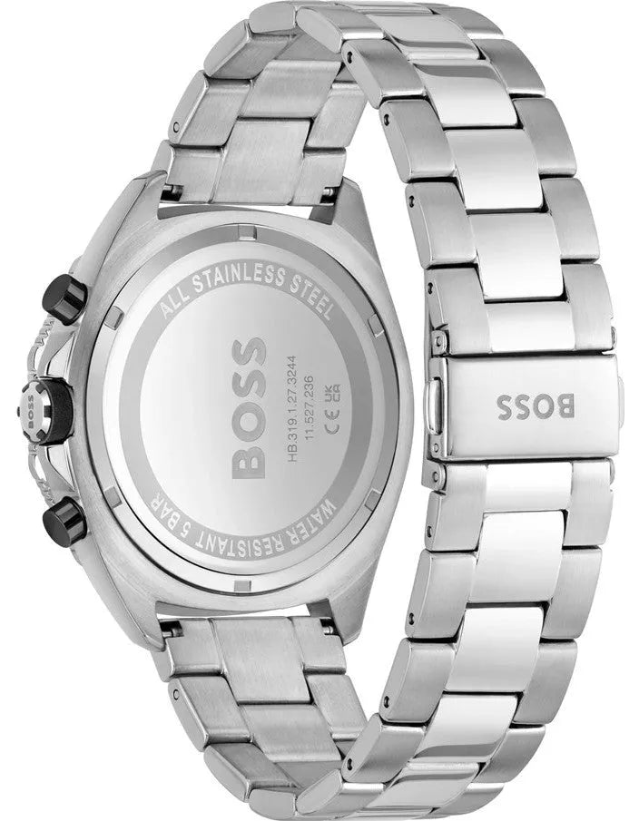Hugo Boss Energy Chronograph Silver Men's Watch 1513971 – Watches of America