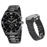 Emporio Armani Black Ceramic Chronograph Men's Watch AR1421