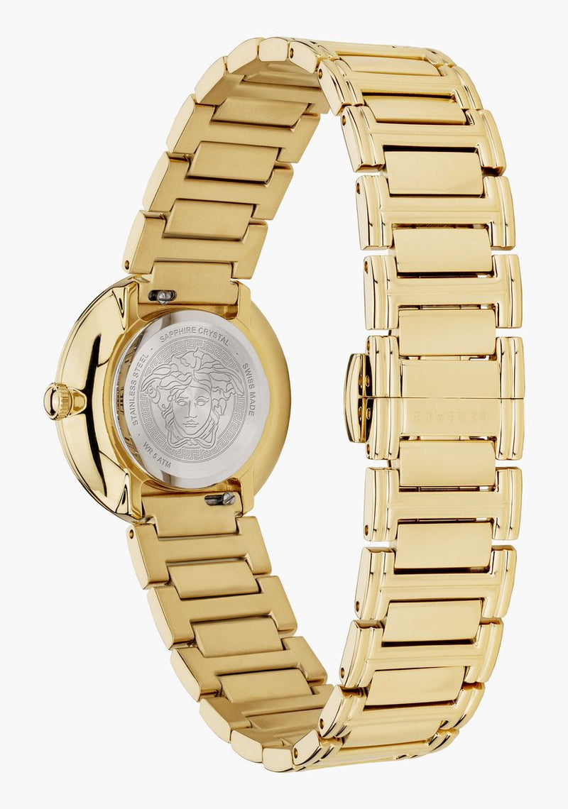 Versace Virtus Gold Mini Red Dial Women's Watch VET300321 - Watches of America #3