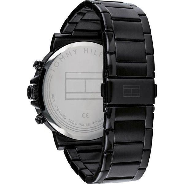 Tommy Hilfiger Multi-function Black Steel Men's Watch 1710383 - Watches of America #2