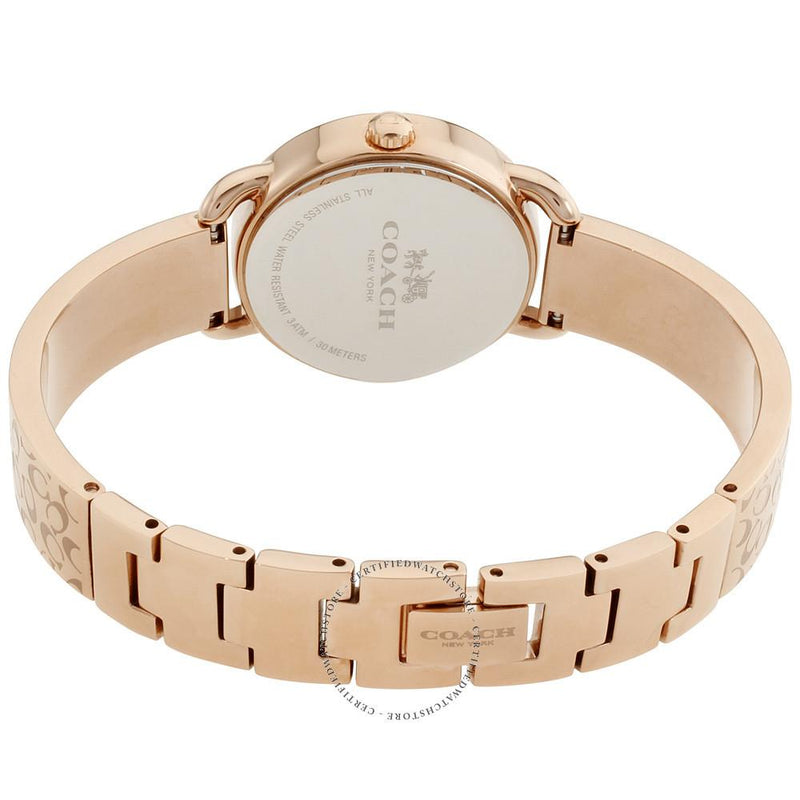 Coach Delancey Silver Dial Rose Gold-Tone Ladies Watch 14502355 - Watches of America #4