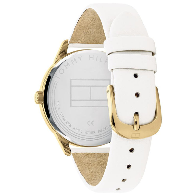 Tommy Hilfiger Brooklyn Silver Dial Leather Strap Ladies Watch 1782018 - Watches of America #3