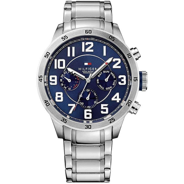 Tommy Hilfiger Multi-Function Blue Dial Stainless Steel Men's Watch 1791053