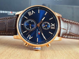 Tommy Hilfiger Quartz Leather Strap Blue Dial Men’s Watch 1791308 - Watches of America #3