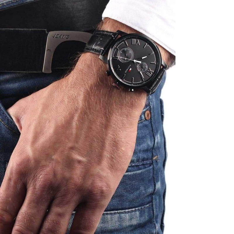Tommy Hilfiger Alden Black Men's Watch 1791310 - Watches of America #8