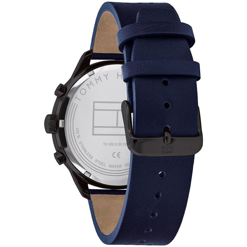 Tommy Hilfiger Blue Leather Men's Watch 1791578 - Watches of America #4