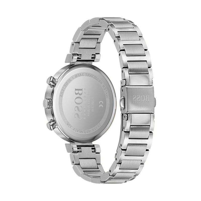 Hugo Boss Flawless Chronograph Silver Women's Watch 1502530 - Watches of America #3