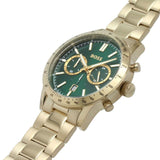 Hugo Boss Allure Green Dial Gold Men's Watch 1513923 - Watches of America #2