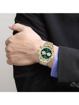 Hugo Boss Santiago Two Tone Chronograph Men's Watch 1513872 - Watches of America #4