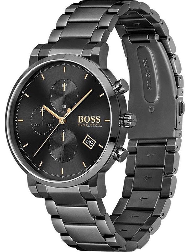 Hugo Boss Integrity Black Stainless Steel Men's Watch 1513780 - Watches of America #2