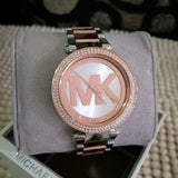 Michael Kors Parker Rose Gold and Silver Ladies Watch MK6314 - Watches of America #5