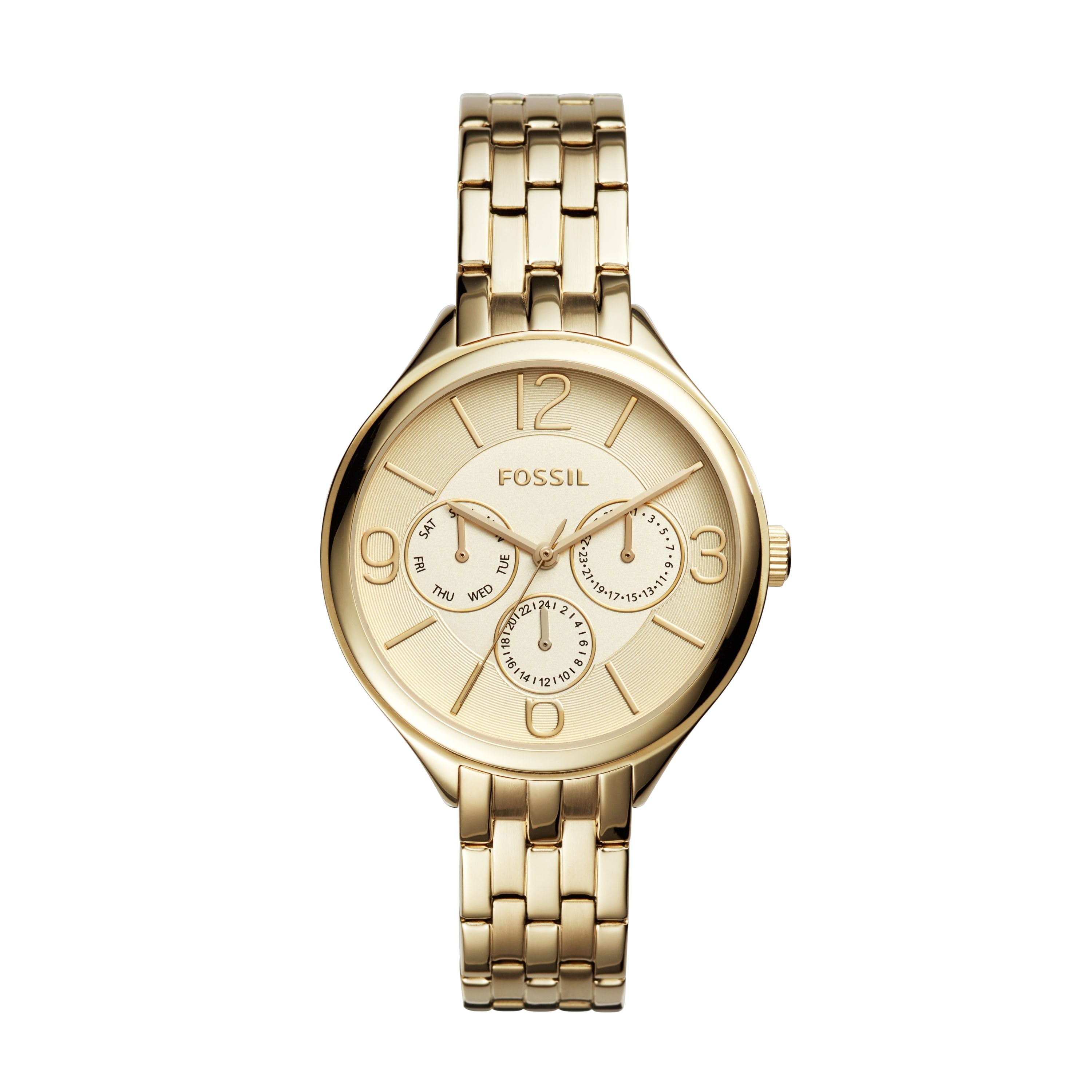 Fossil Suitor Multifunction Gold Tone Stainless Steel Women s Watch BQ Watches of America