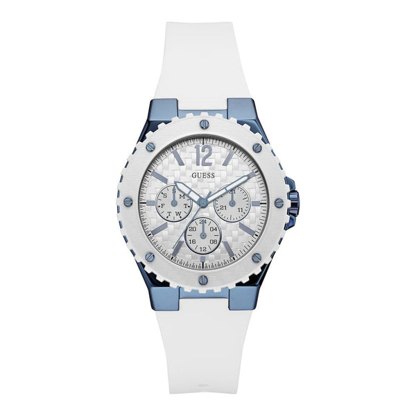 Guess Overdrive Multi-function Display Silicone Strap Women's Watch  W0149L6 - Watches of America