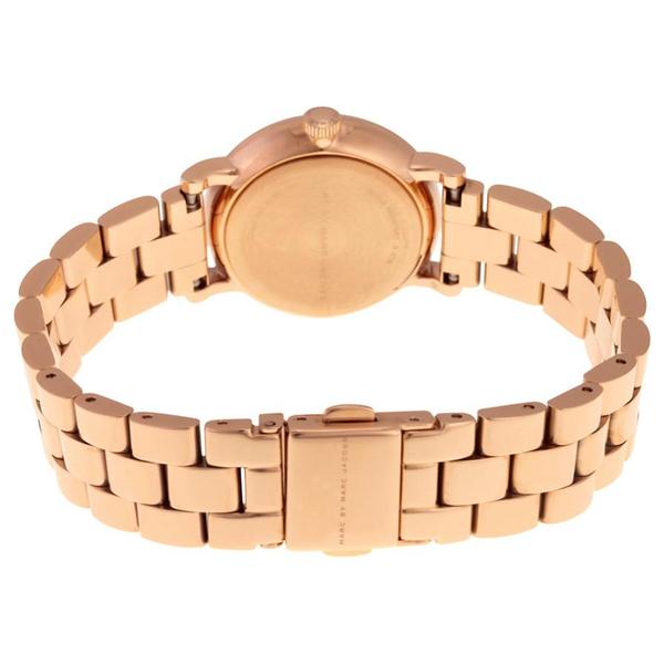 Marc By Marc Jacobs Baker Navy Dial Rose Gold-plated Ladies Watch MBM3332