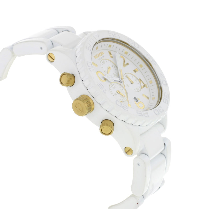 Nixon 42-20 Chrono Chronograph White Dial Men's Watch Men's Watch A037-1035 - Watches of America #4