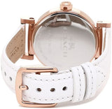 Coach Madison White Leather Strap Women's Watch 14502408 - Watches of America #3