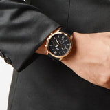 Fossil Neutra Reloj cronógrafo para hombre con esfera negra FS5381