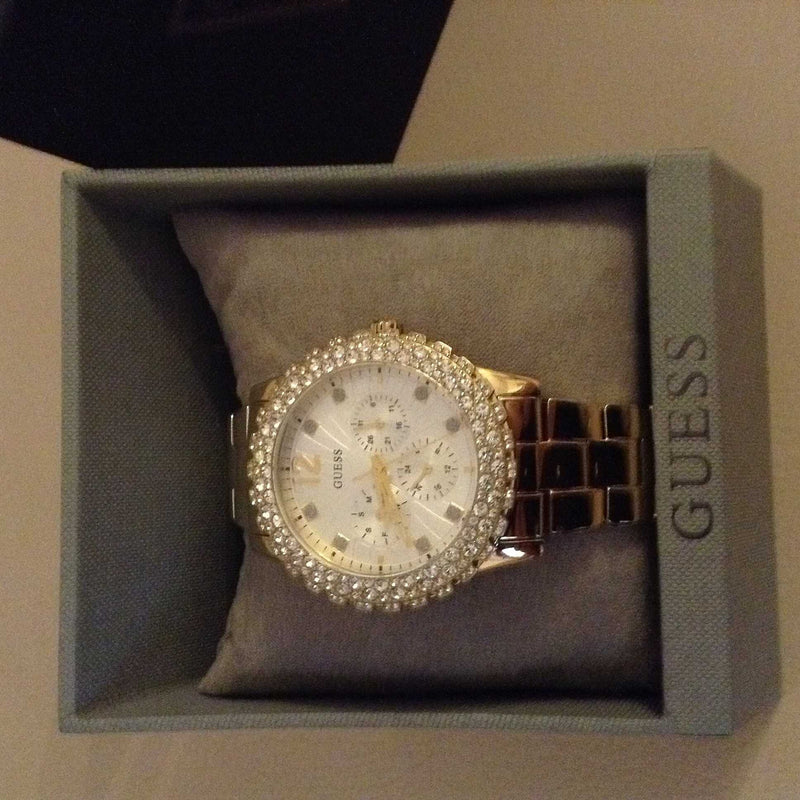 Guess Dazzler Diamond Gold-Tone Ladies Watch W0335L2 - Watches of America #5