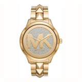 Michael Kors Runway Mercer cuarzo cristal Pave Dial señoras reloj mk6714