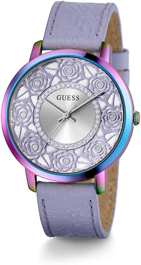 Guess US Women's Iridescent Floral Cutout Analog Women's Watch  GW0529L4 - Watches of America