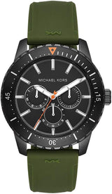 Michael Kors Cunningham Multifunctional Green Strap Men's Watch  MK7165 - Watches of America