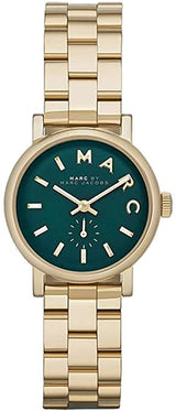 Marc By Marc Jacobs Baker Women's Green Gold Mini Watch  MBM3249 - Watches of America