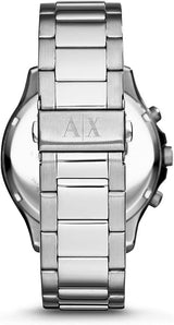 Armani Exchange Silver Chronograph Black Dial Men's Watch AX1057 - Watches of America #2