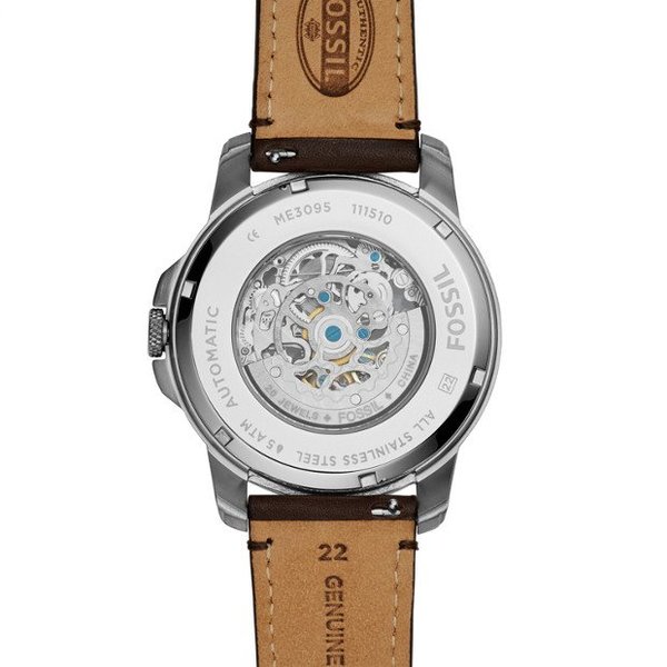 Fossil Grant ME3095 - Reloj automático para hombre con esfera esquelética