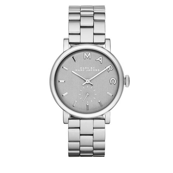 Marc By Marc Jacobs Baker Grey Women's Steel Wrist Watch  MBM8630 - Watches of America