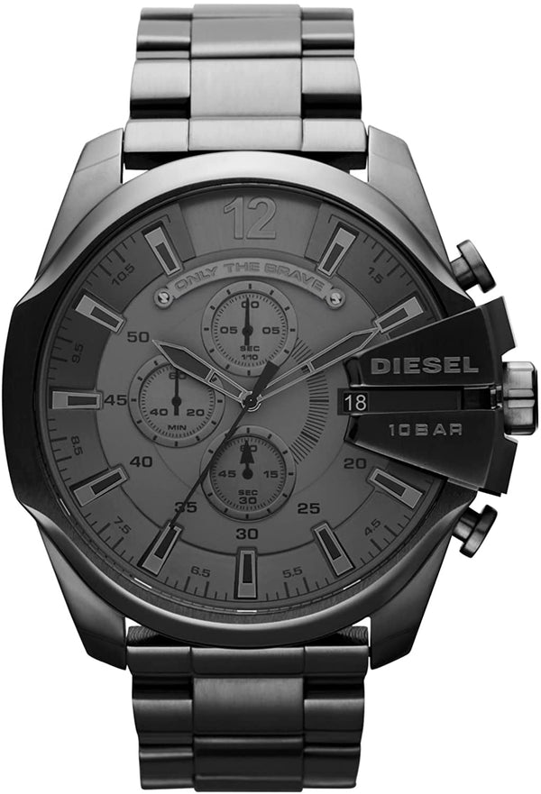 Diesel Mega Chief Cronógrafo Gris Dial Gunmetal Reloj para hombre DZ4282