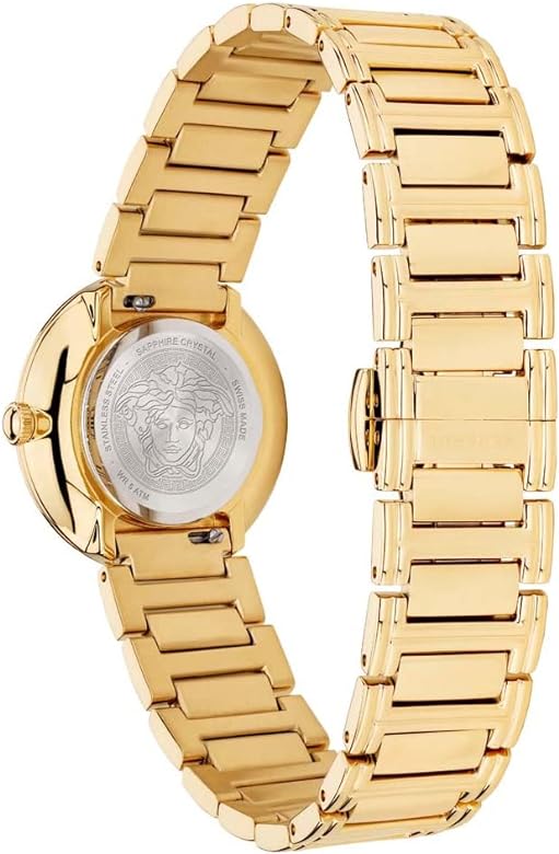 Versace Virtus Gold Mini White Dial Women's Watch VET300221 - Watches of America #2