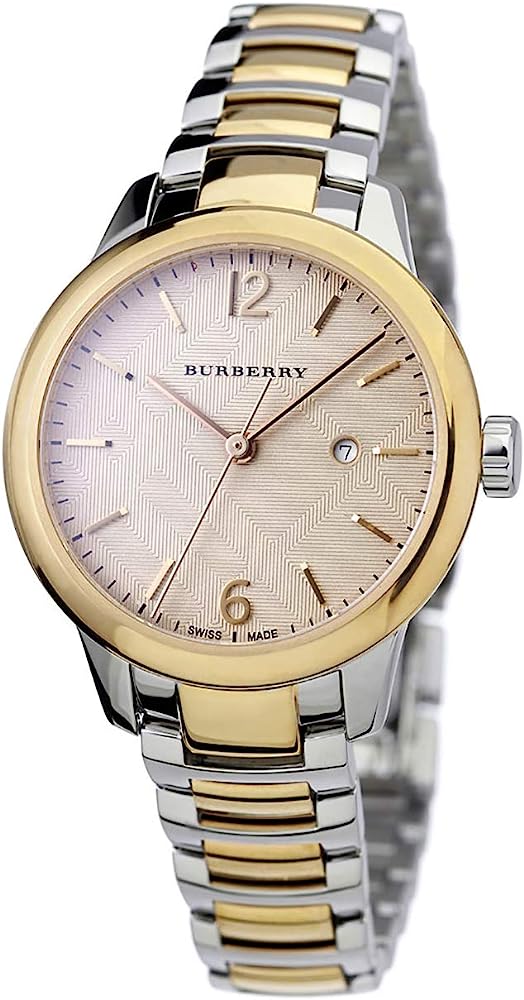 Burberry Classic Two-Tone Stainless Steel Women's Watch  BU10118 - Watches of America