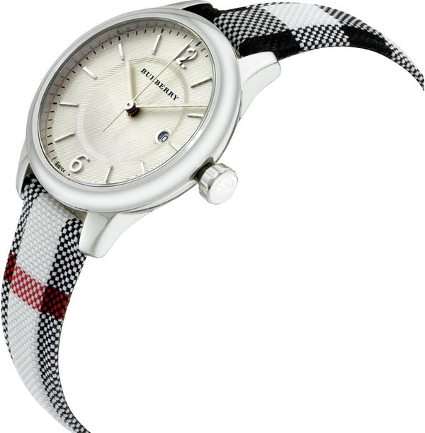 Burberry Ladies Watch The Classic Horseferry Silver Women's Watch BU10103 - Watches of America #2