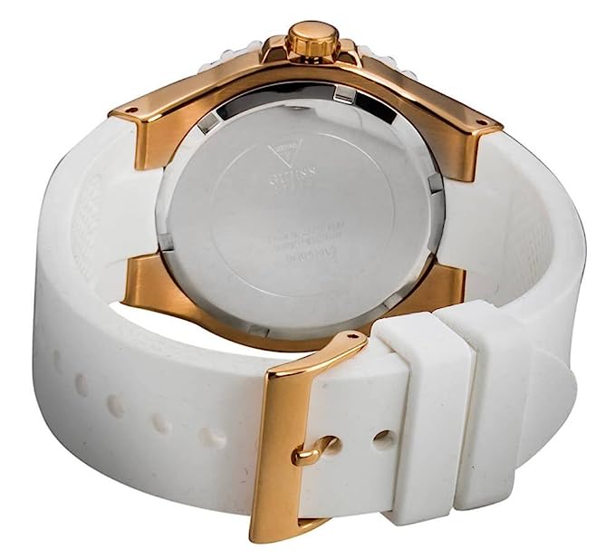 Guess Women's Overdrive Analog White Dial Women's Watch W10614L2 - Watches of America #3