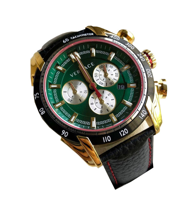 Versave V-Ray Chronograph Green Dial Men's Watch  VDB050014 - Watches of America
