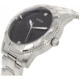Guess Minimal Black Dial Silver Men's Watch W0416G1 - Watches of America #2