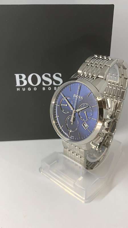 Hugo Boss Reloj cronógrafo delgado de fabricación suiza para hombre 1513269