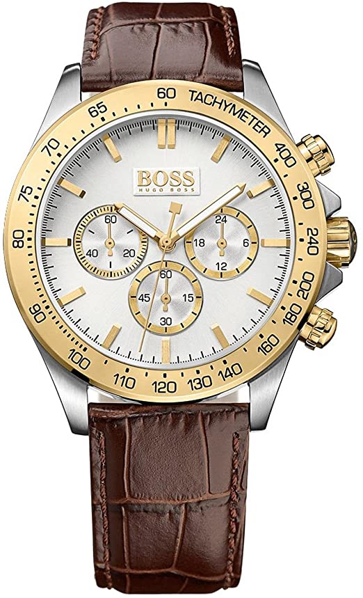 Hugo Boss Ikon Chronograph White Dial Men's Watch  1513174 - Watches of America