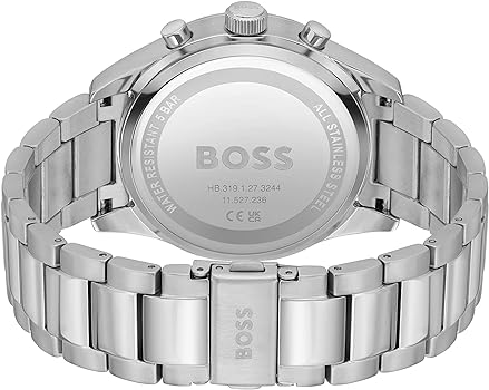 Hugo Boss Quartz Silver Chrograph Women's Watch 1514008 - Watches of America #3